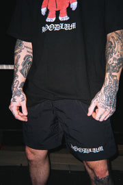 Logo Embroidered Swim Shorts