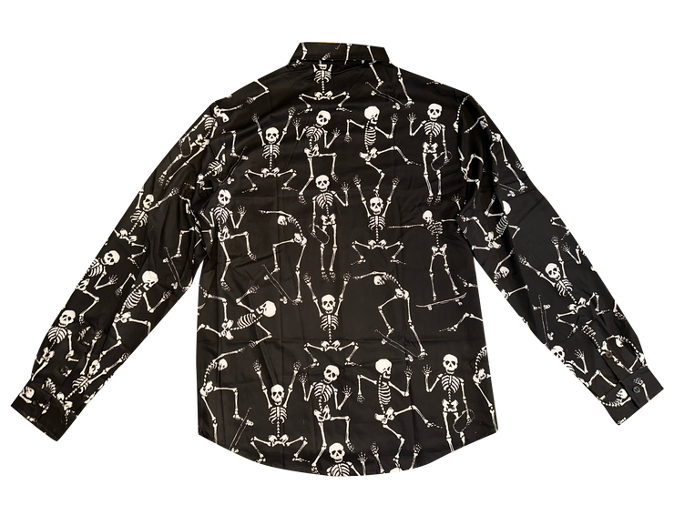 Skeleton Button-Up Shirt