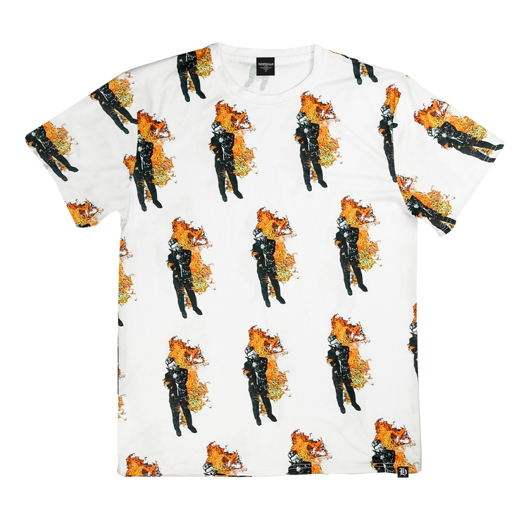 Fire All-Over Print T-Shirt