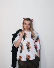 Fire All-Over Print T-Shirt